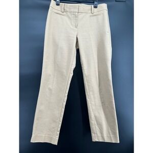 Loft Pants Womens 6T Tall Khaki The Riviera Cropped Marisa Fit Capri Ann Taylor‎
